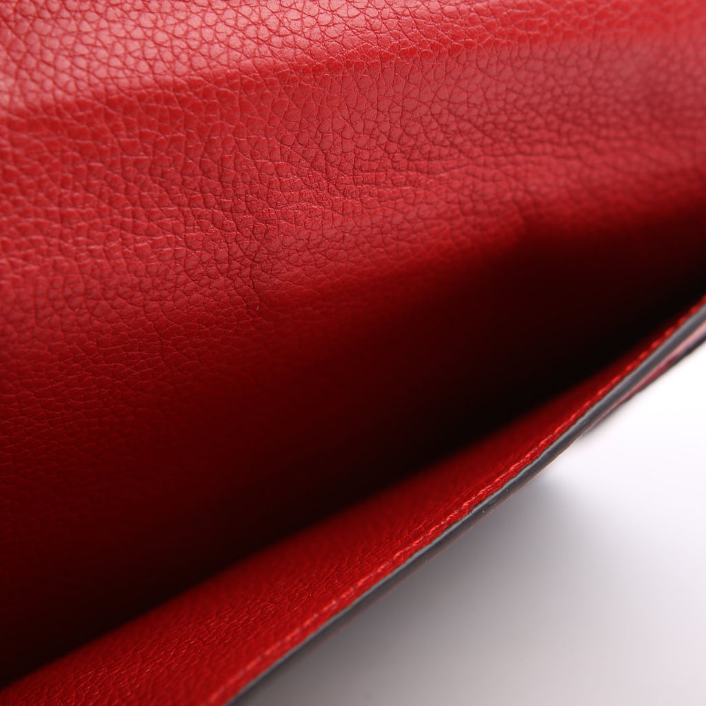 Pallas Wallet Compact Monogram Red