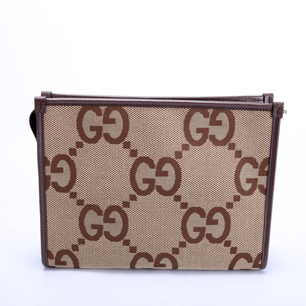 Gucci 699318 Jumbo GG Zip Pouch