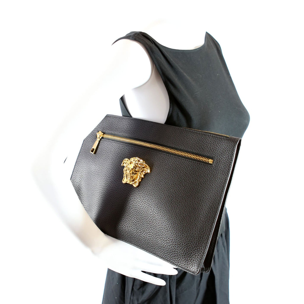 La Medusa Wristlet Large Black