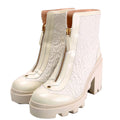 Gucci Quilted Rhombus Trip Ankle Boots Size 39