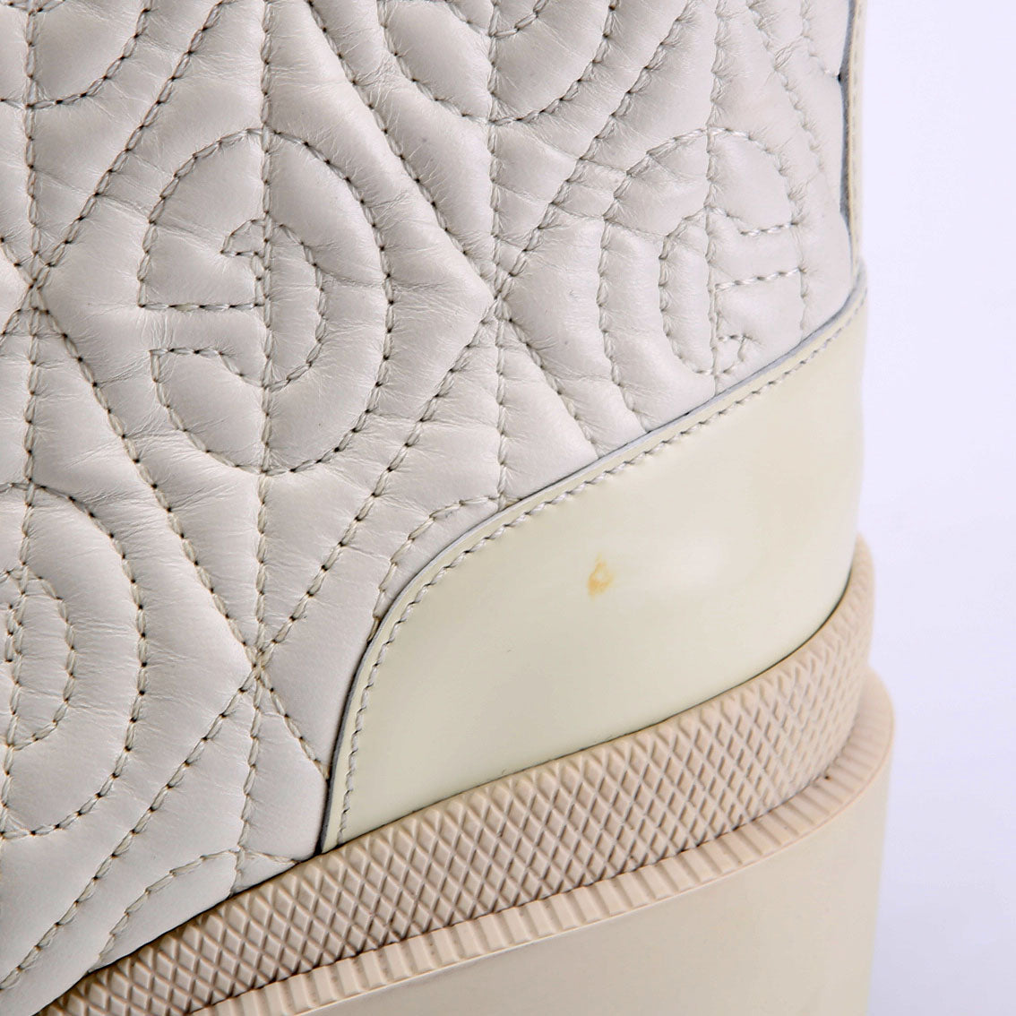 Gucci Quilted Rhombus Trip Ankle Boots Size 39