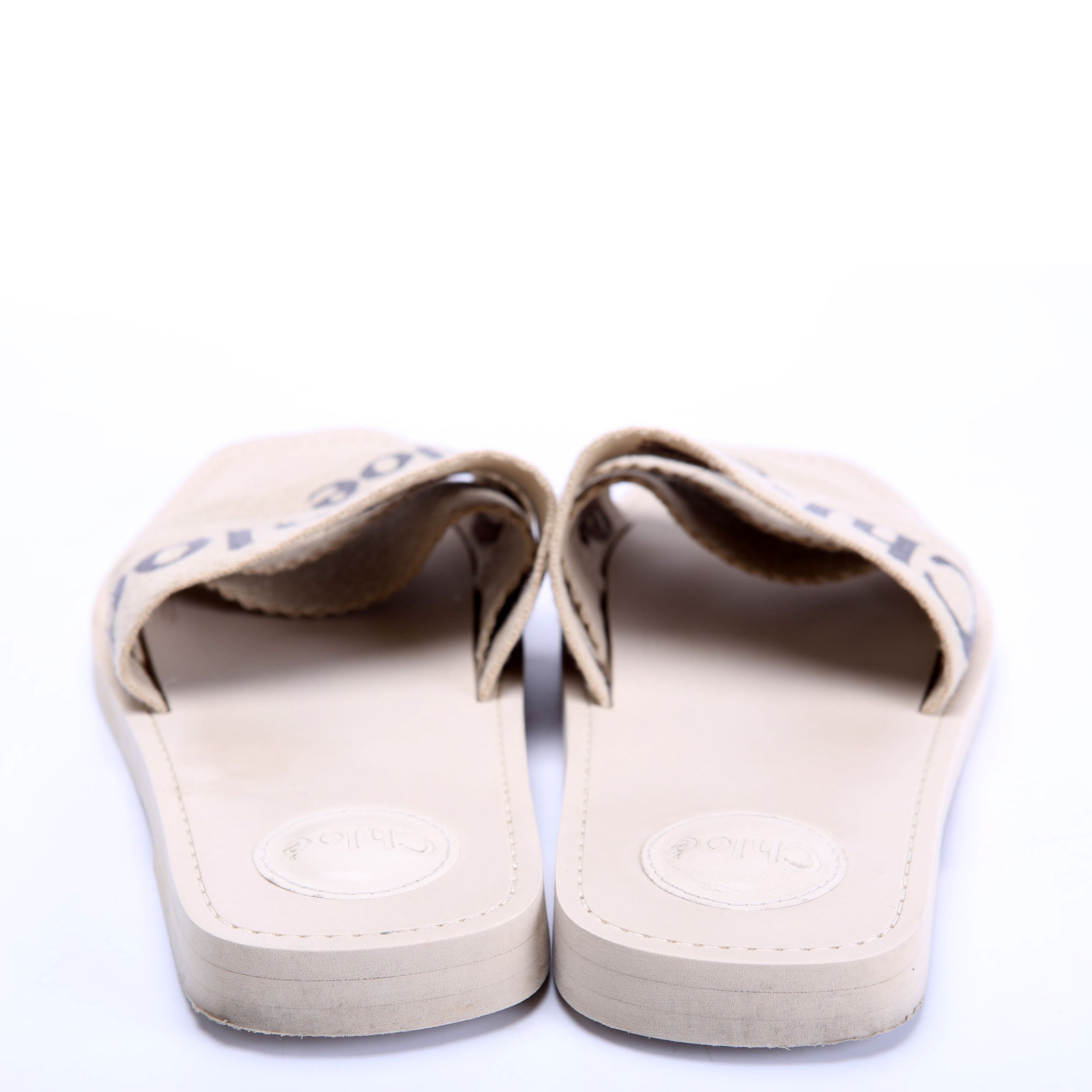 Woody Flat Mules Size 39 Beige