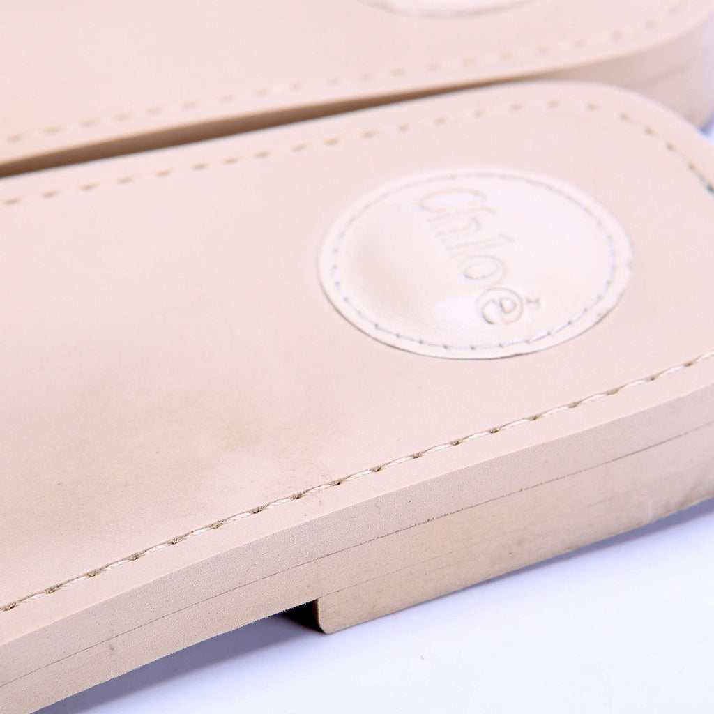 Woody Flat Mules Size 39 Beige