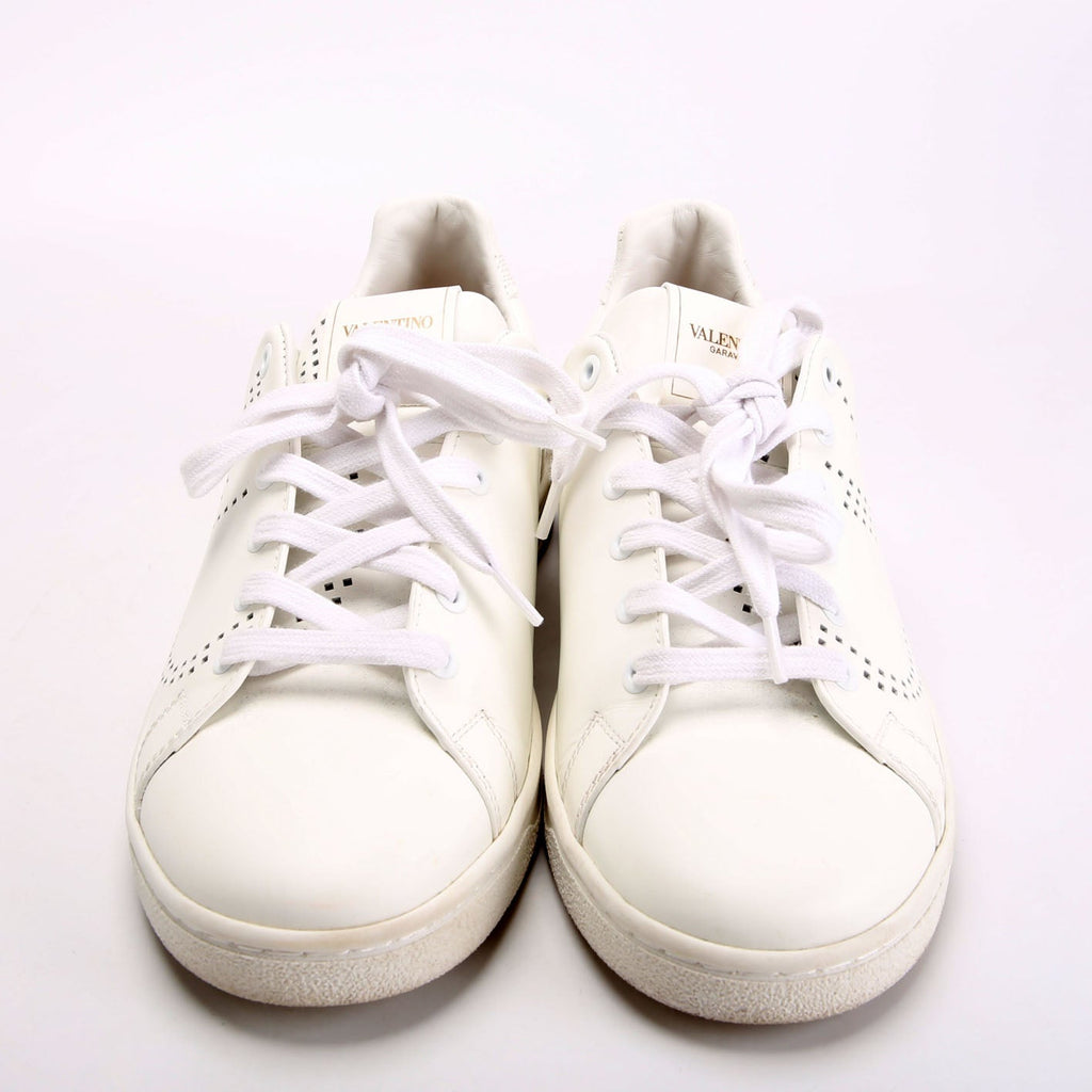 Backnet V Logo Sneaker Size 38 White