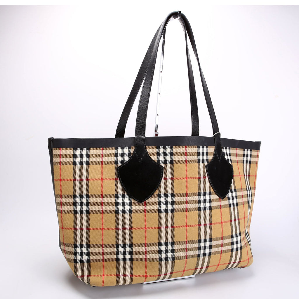 Vintage Check The Giant Reverse Tote Medium