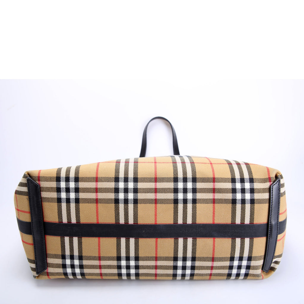 Vintage Check The Giant Reverse Tote Medium