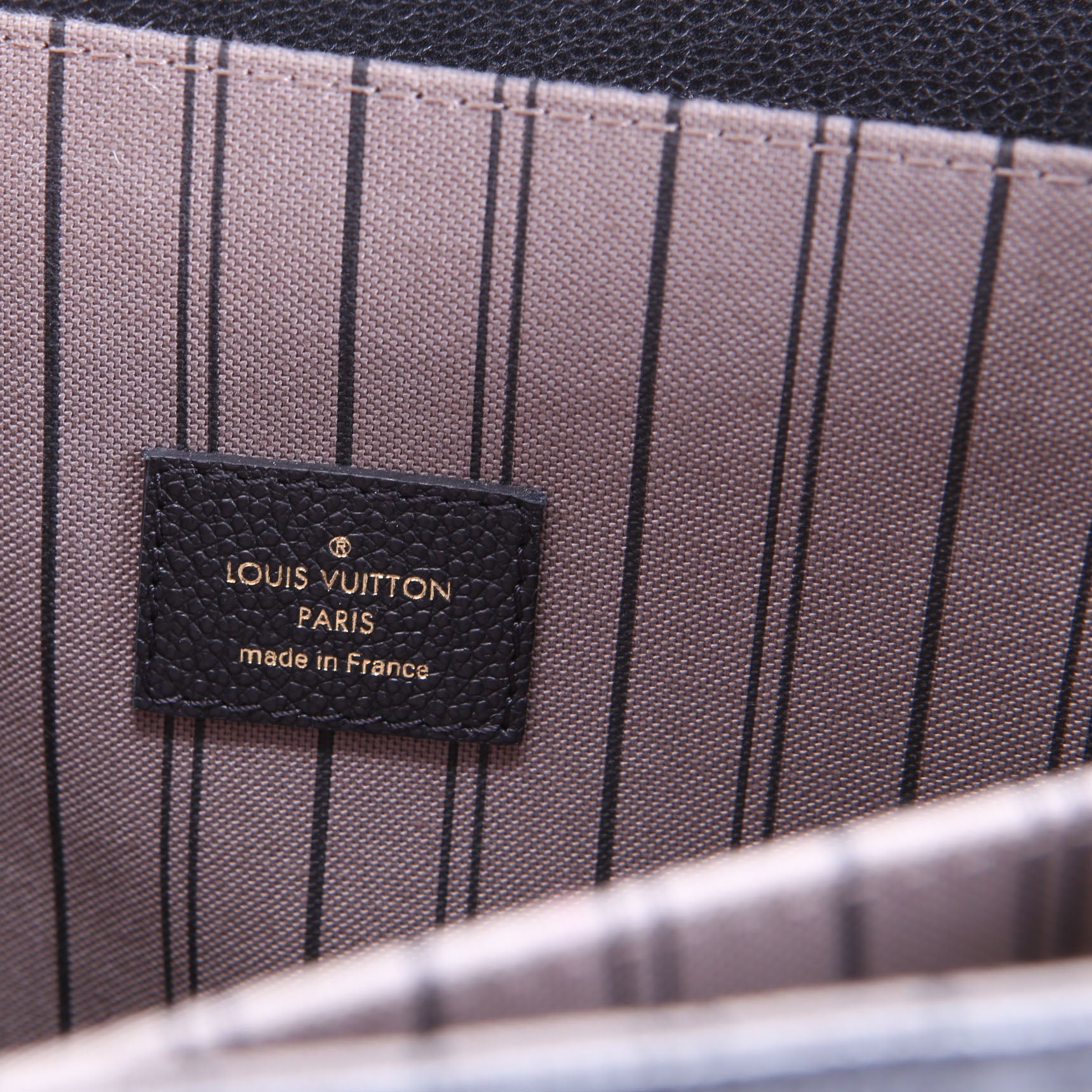 Pochette Metis Empreinte Black