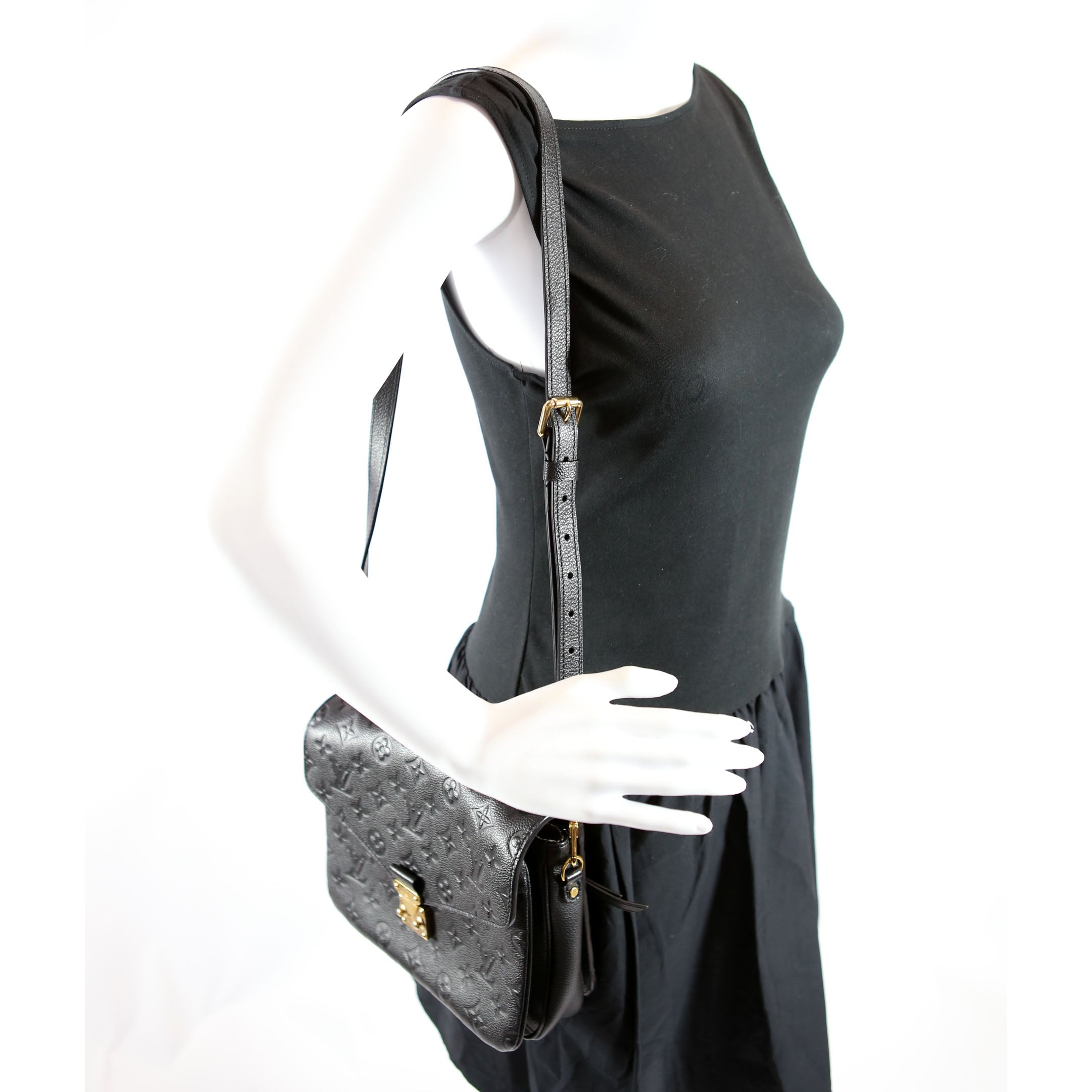 Pochette Metis Empreinte Black