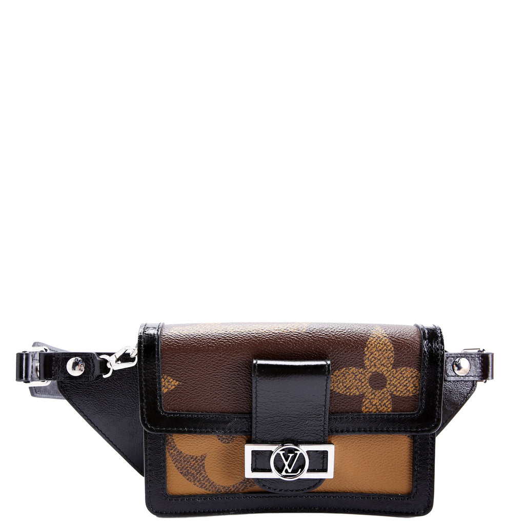 Dauphine Belt Bag Reversed Monogram Black
