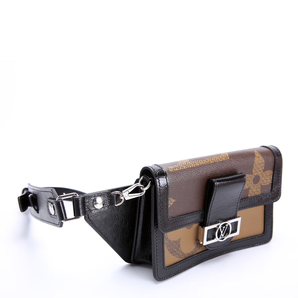 Dauphine Belt Bag Reversed Monogram Black