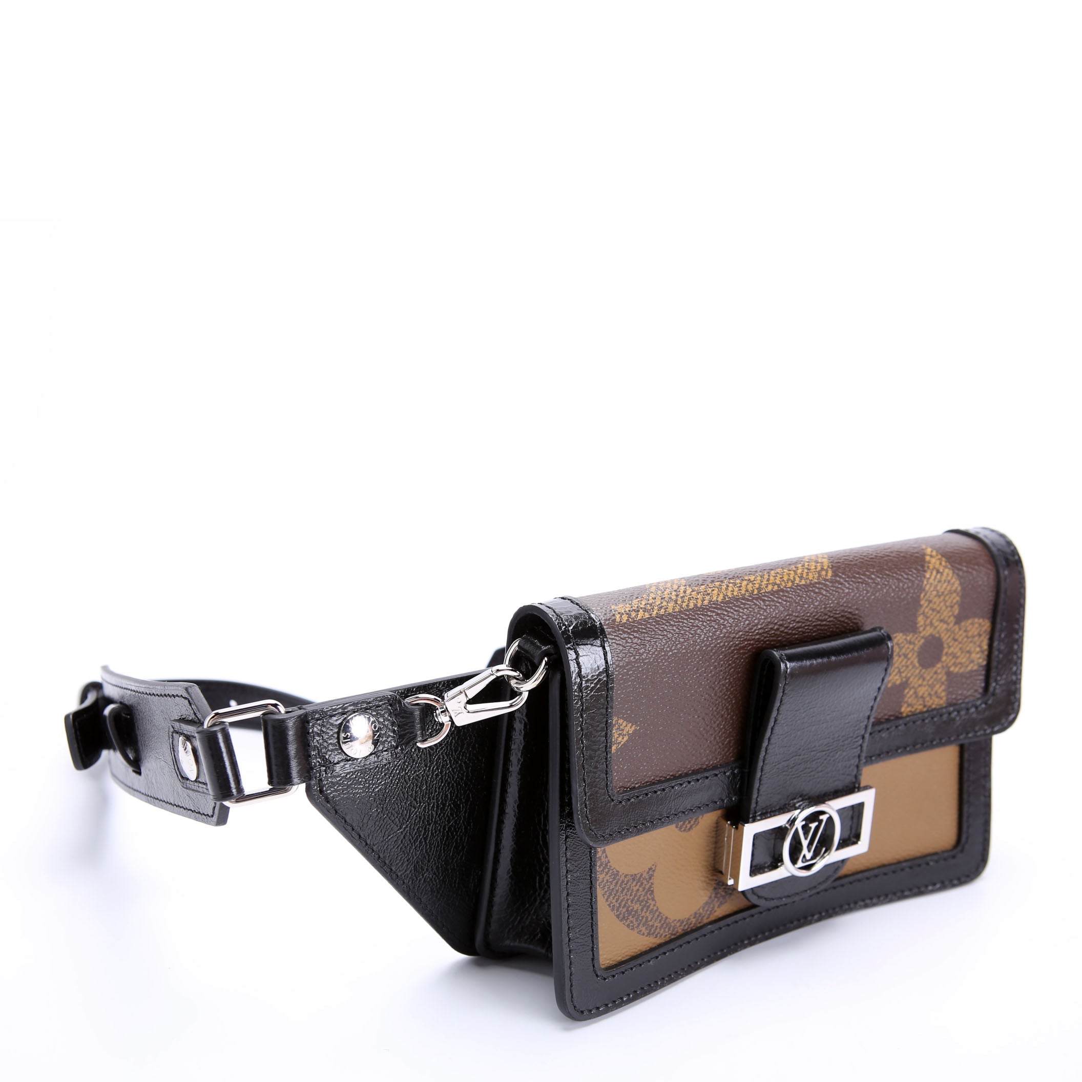 Dauphine Belt Bag Reversed Monogram Black