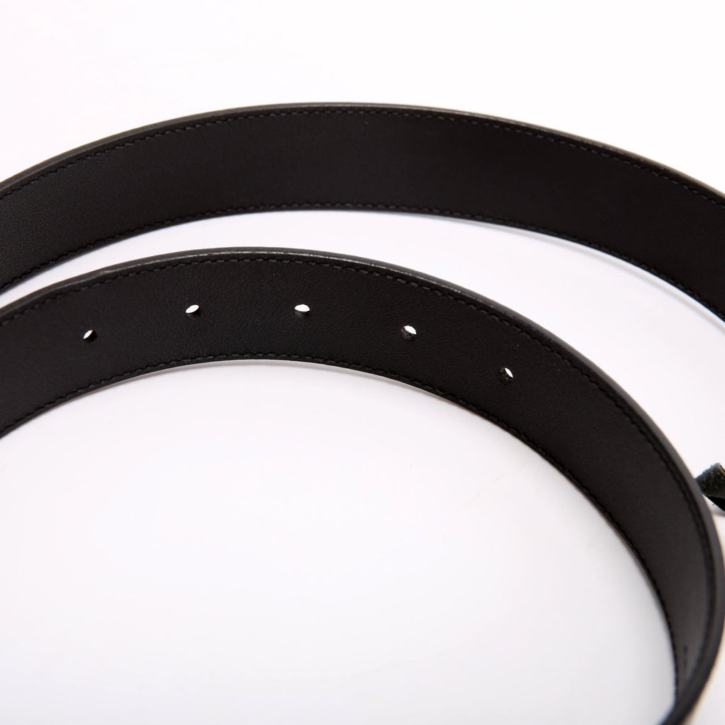 Gucci Belt: 414516 GG Marmont Size 85/34 Black/Gold