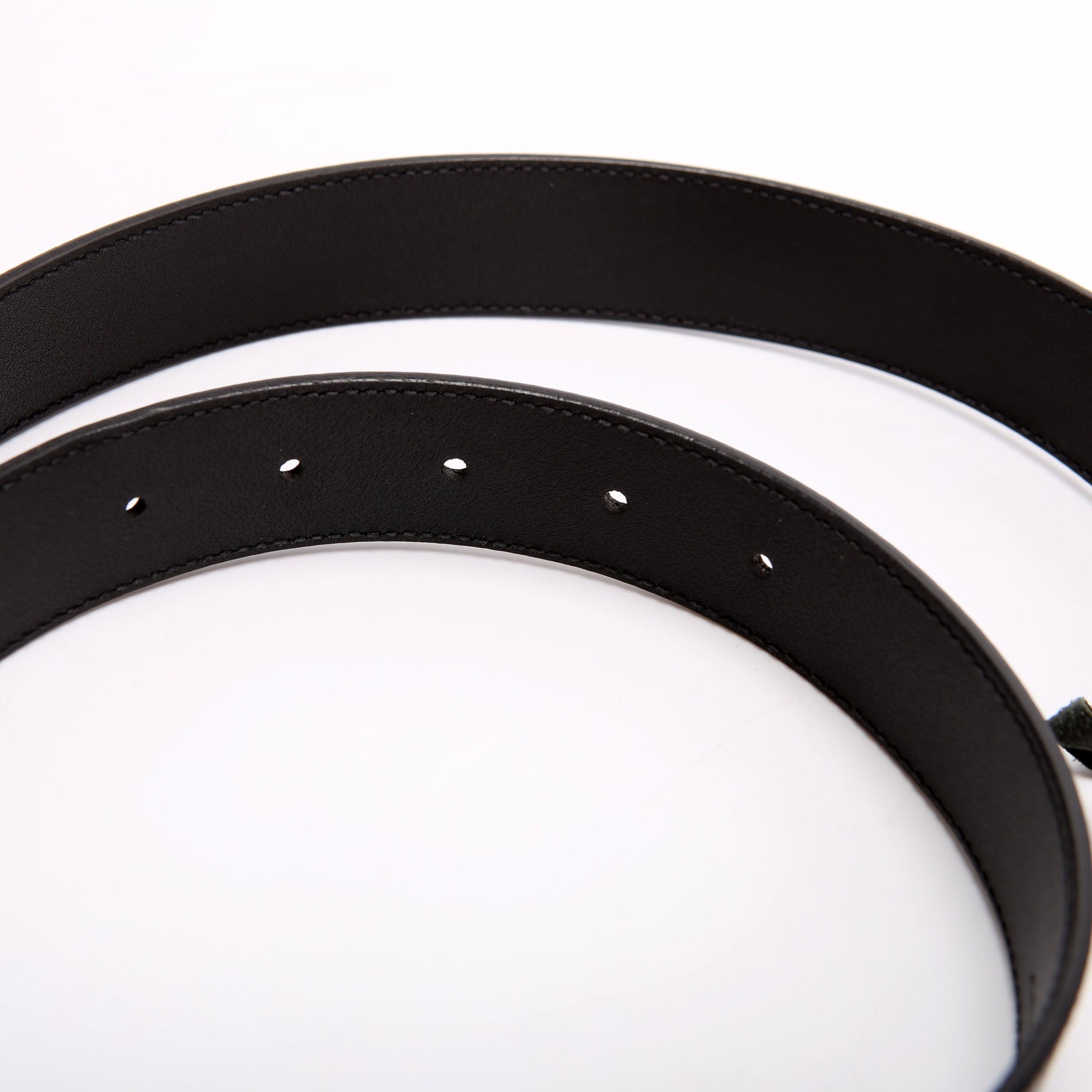 Gucci Belt: 414516 GG Marmont Size 85/34 Black/Gold