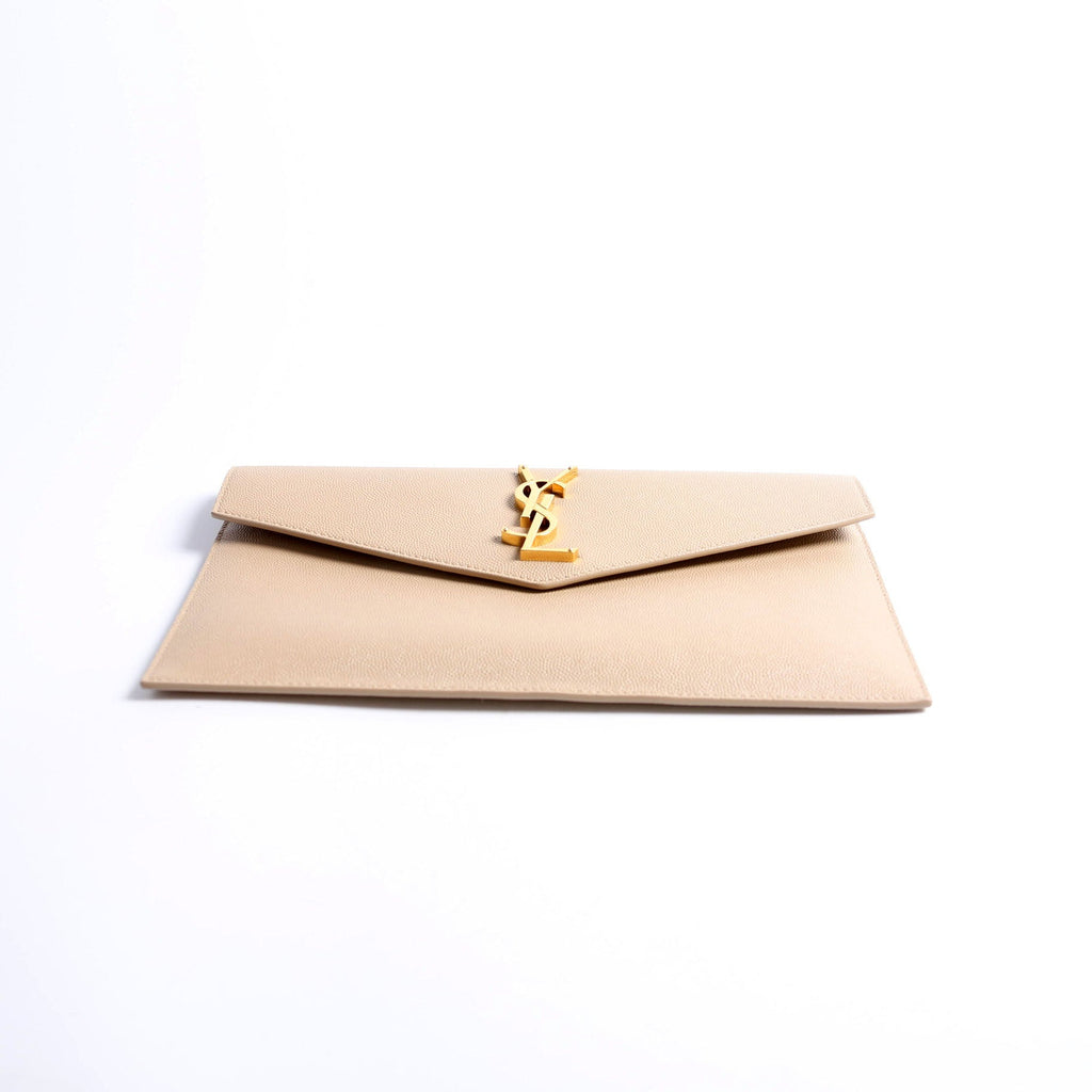 Uptown Pouch Grain Beige/Gold