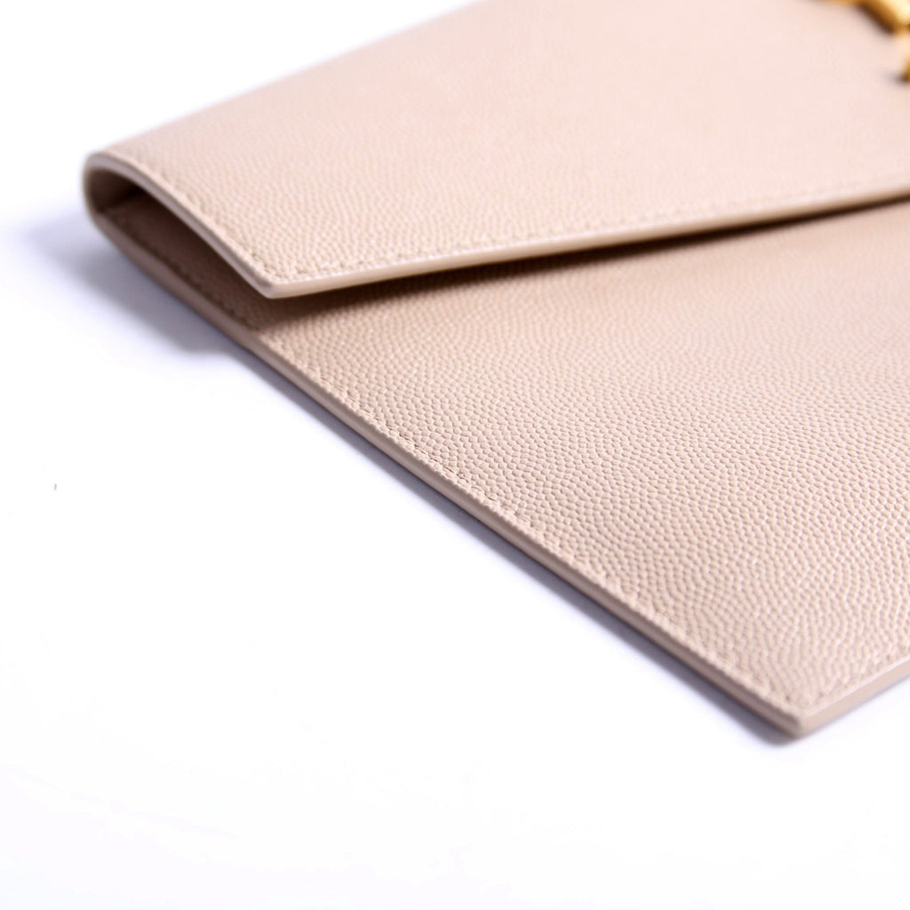 Uptown Pouch Grain Beige/Gold