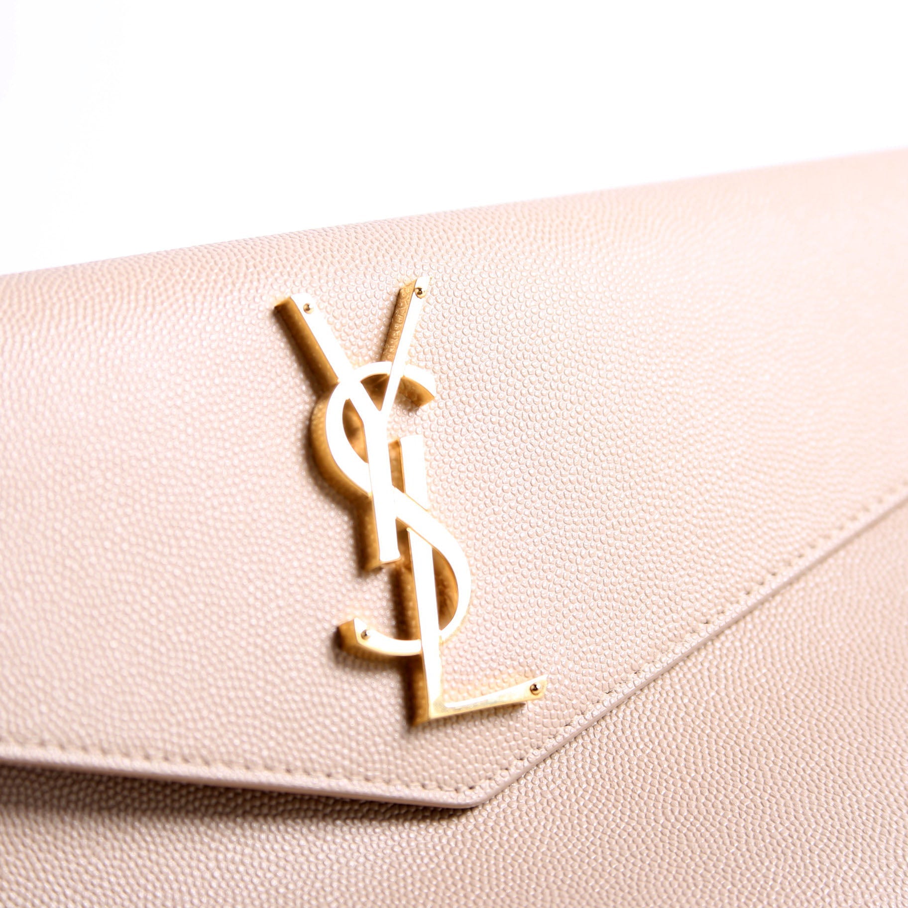 Uptown Pouch Grain Beige/Gold