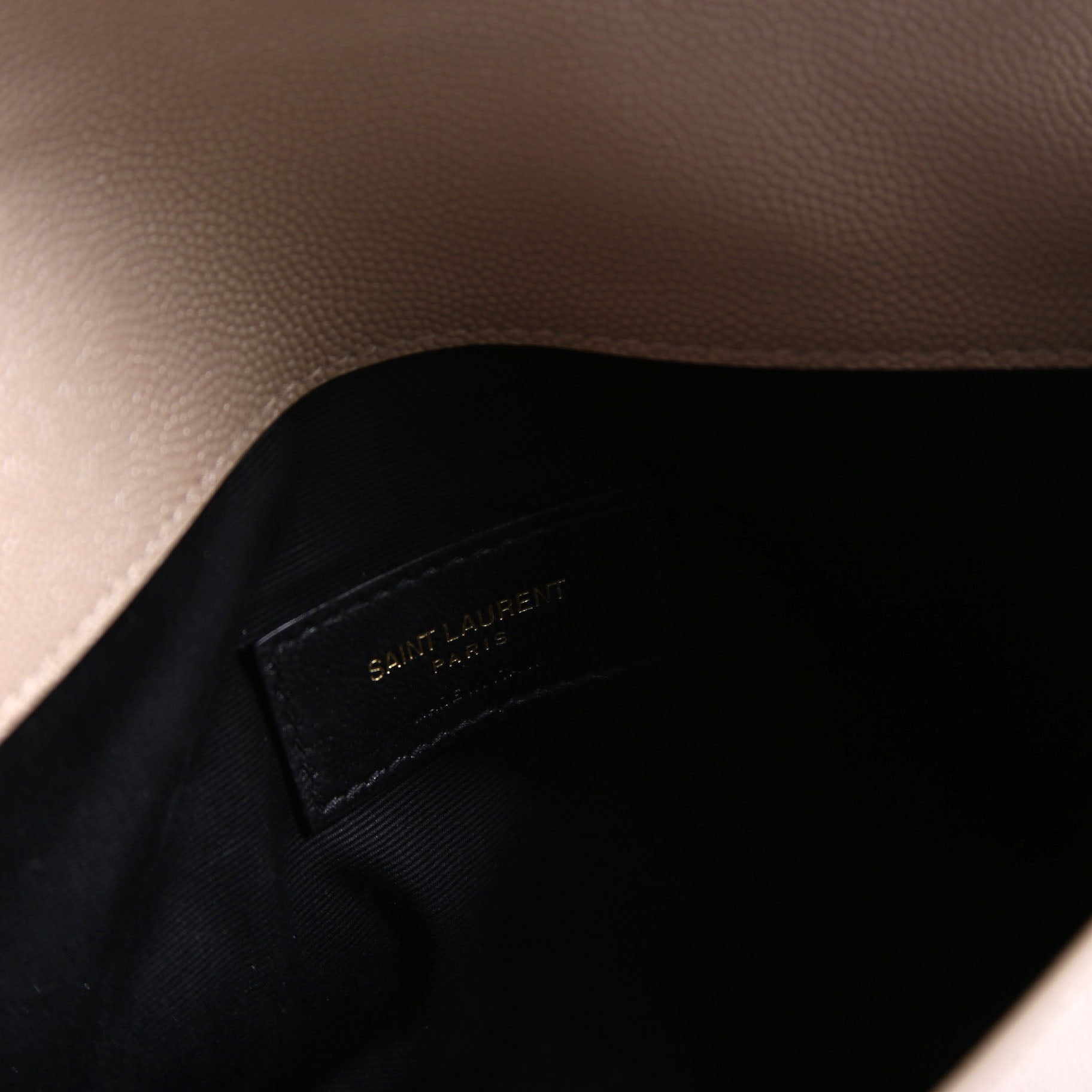 Uptown Pouch Grain Beige/Gold