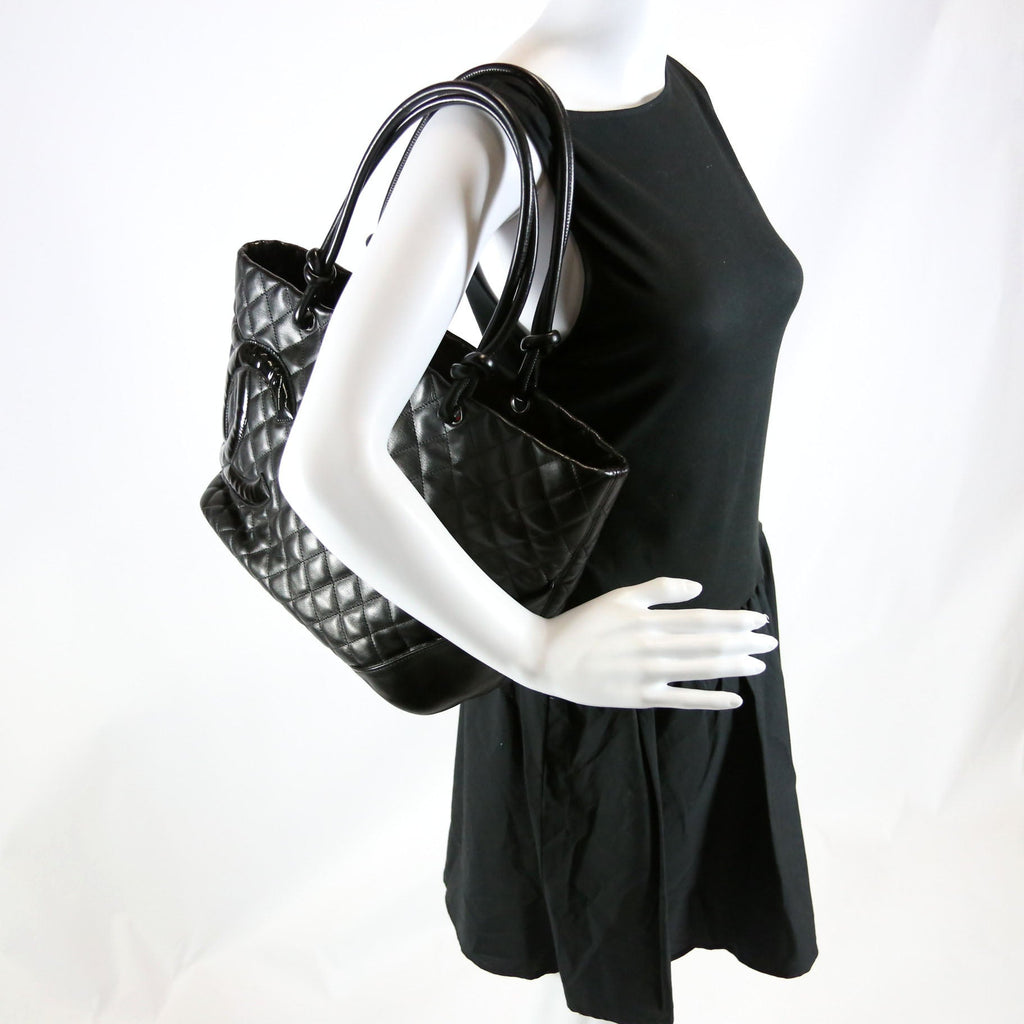 Cambon Ligne Large Tote Black