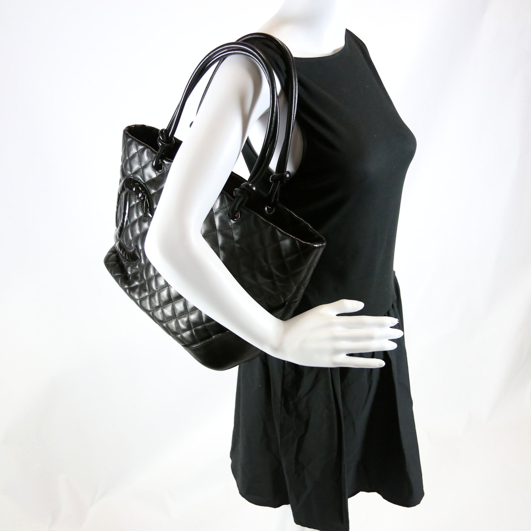 Cambon Ligne Large Tote Black
