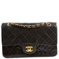 Classic Flap Small Lambskin 4M Black/Gold