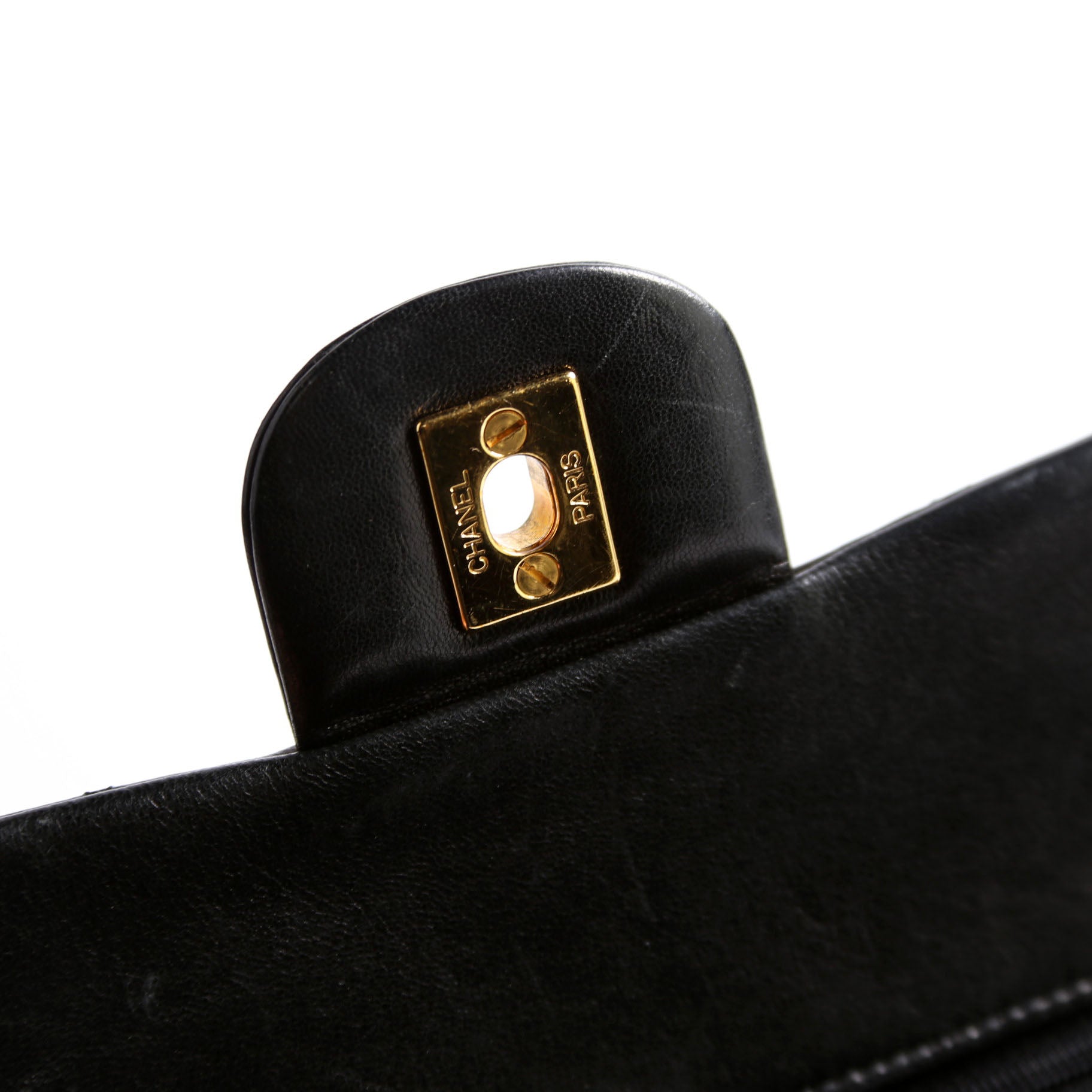 Classic Flap Small Lambskin 4M Black/Gold