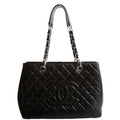 Grand Shopping Tote Caviar Black