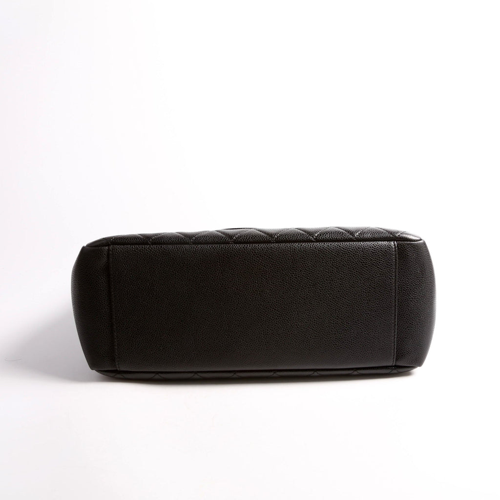 Grand Shopping Tote Caviar Black