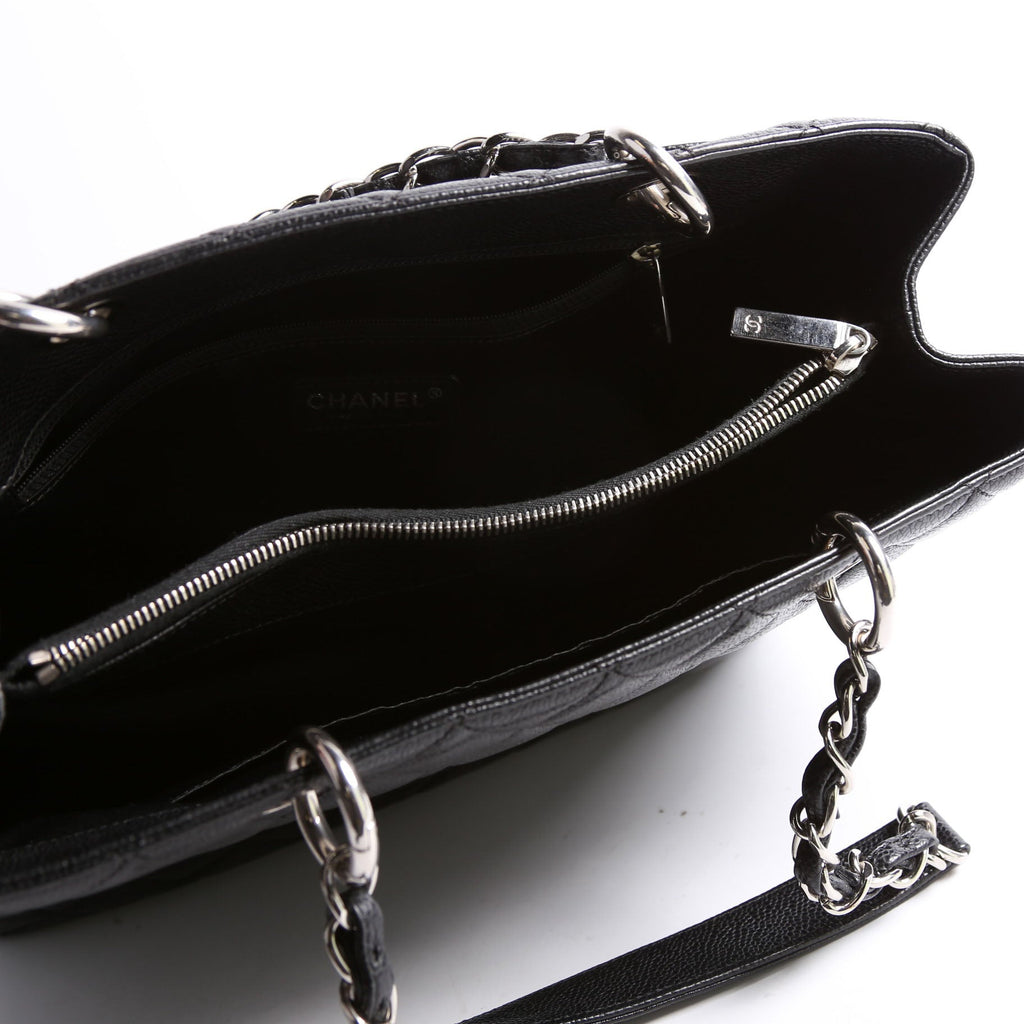 Grand Shopping Tote Caviar Black