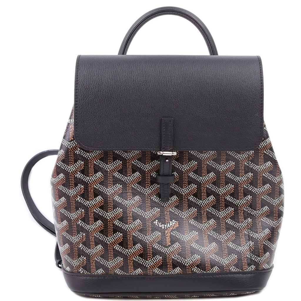 Alpin Mini Backpack Goyardine Canvas Black