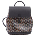 Alpin Mini Backpack Goyardine Canvas Black