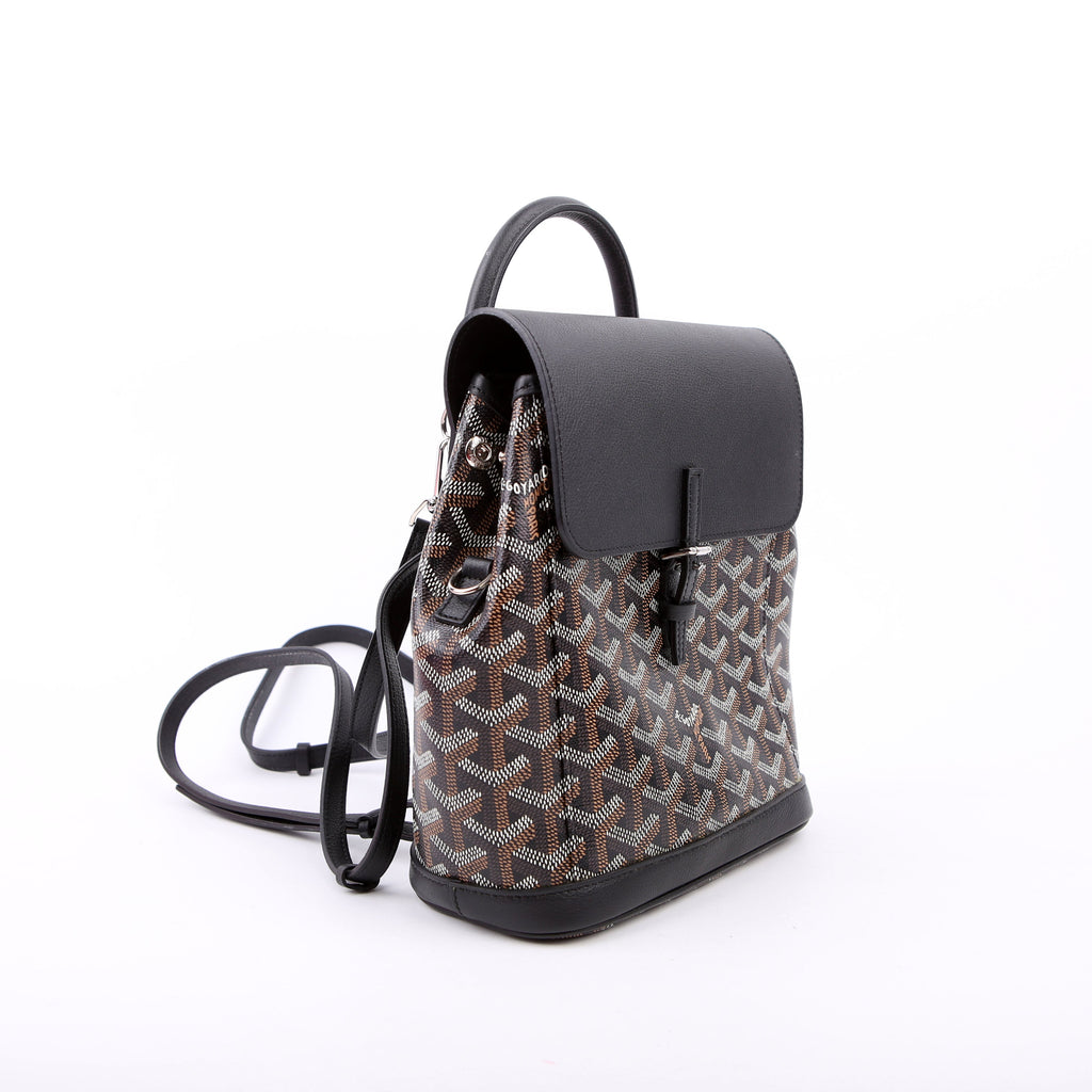 Alpin Mini Backpack Goyardine Canvas Black