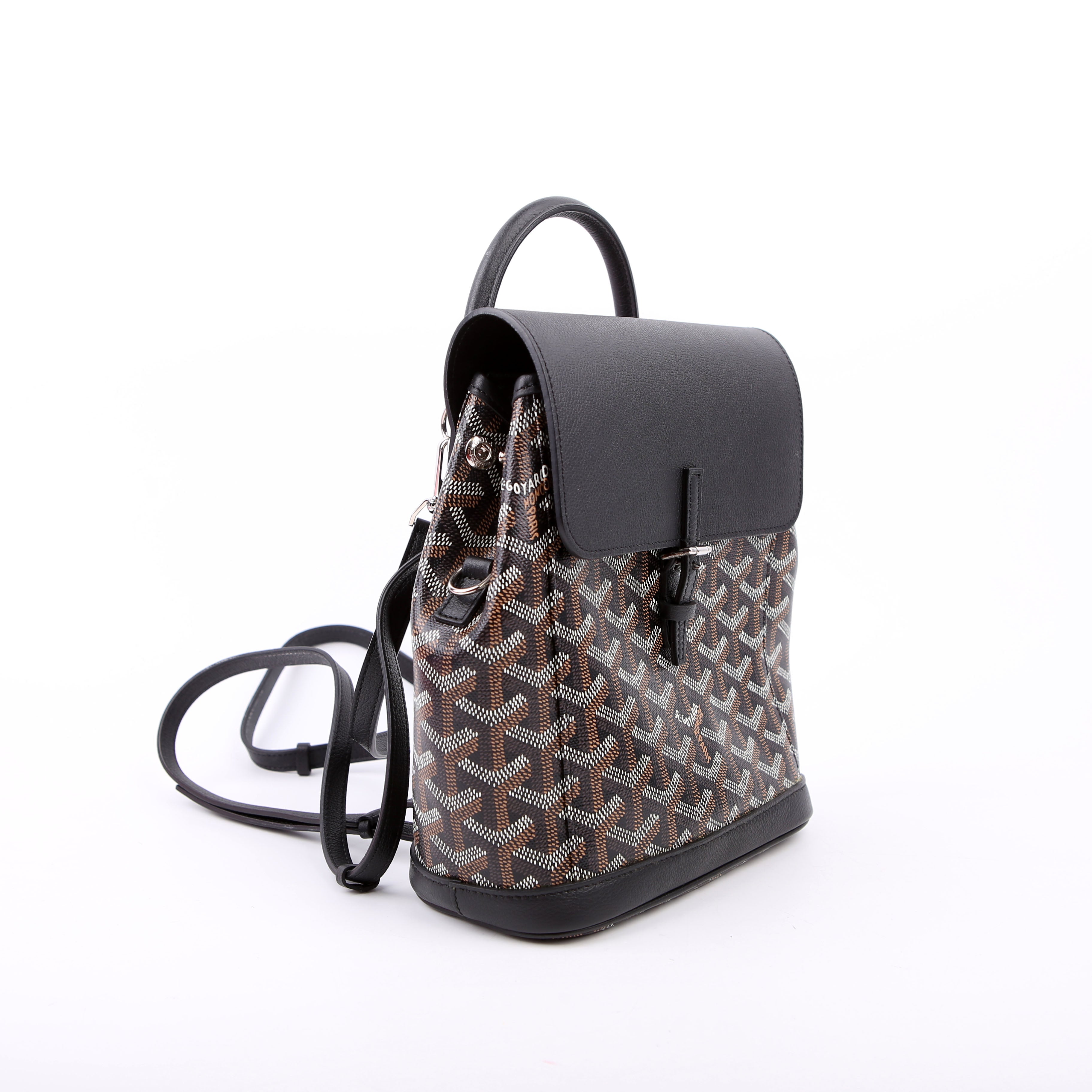 Alpin Mini Backpack Goyardine Canvas Black