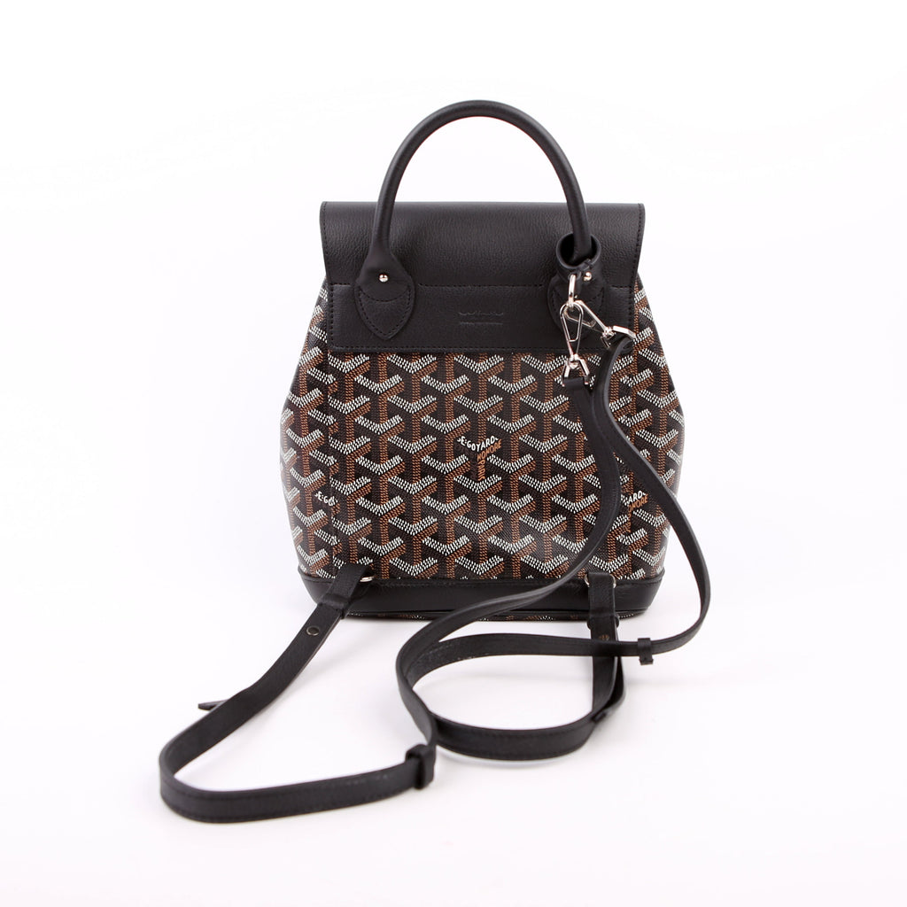 Alpin Mini Backpack Goyardine Canvas Black