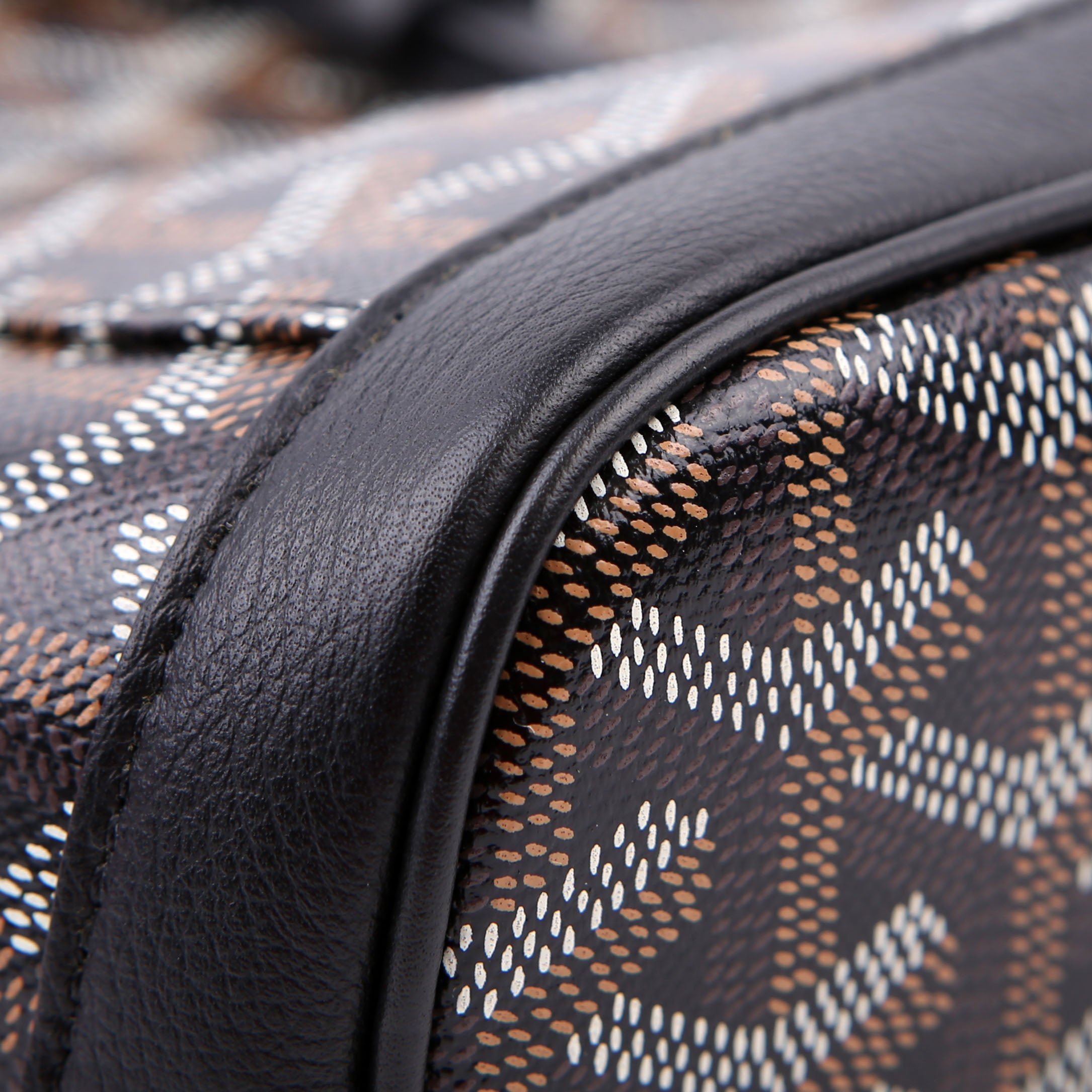 Alpin Mini Backpack Goyardine Canvas Black