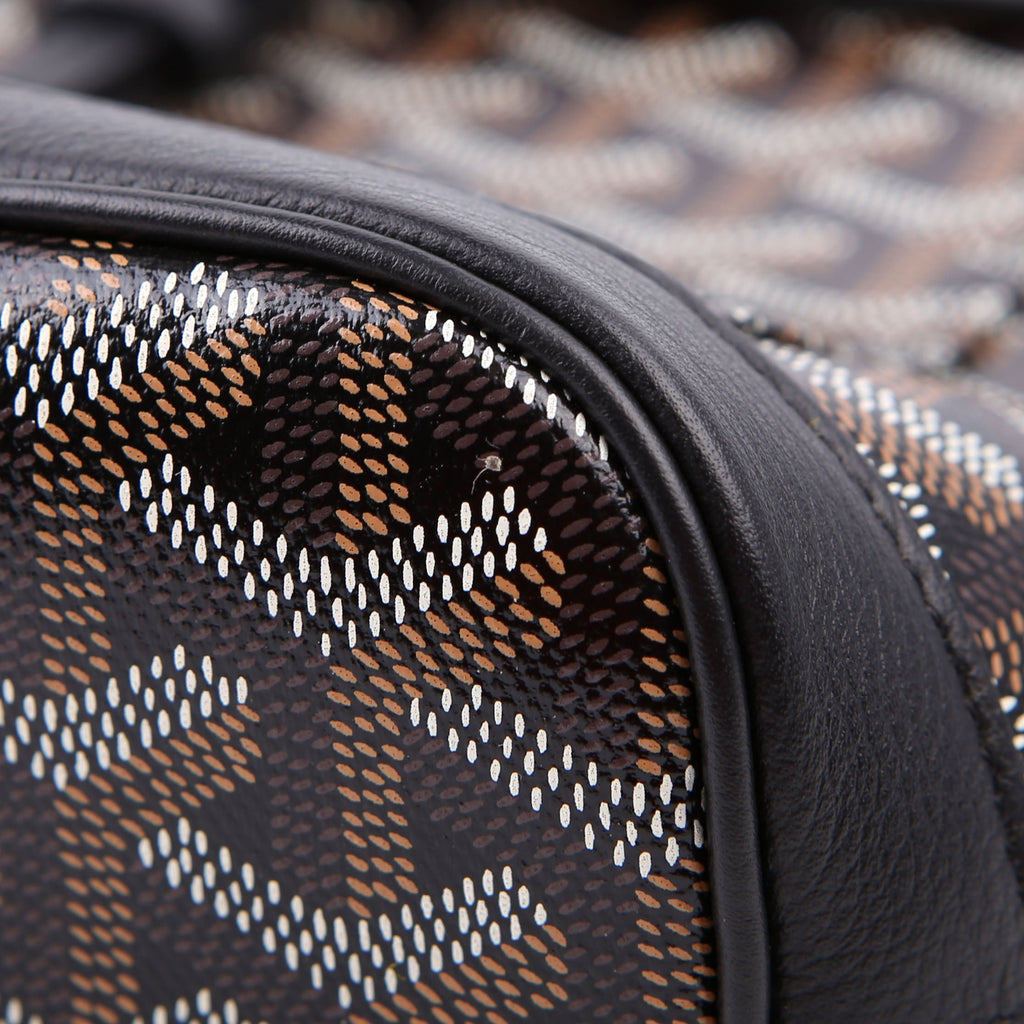 Alpin Mini Backpack Goyardine Canvas Black