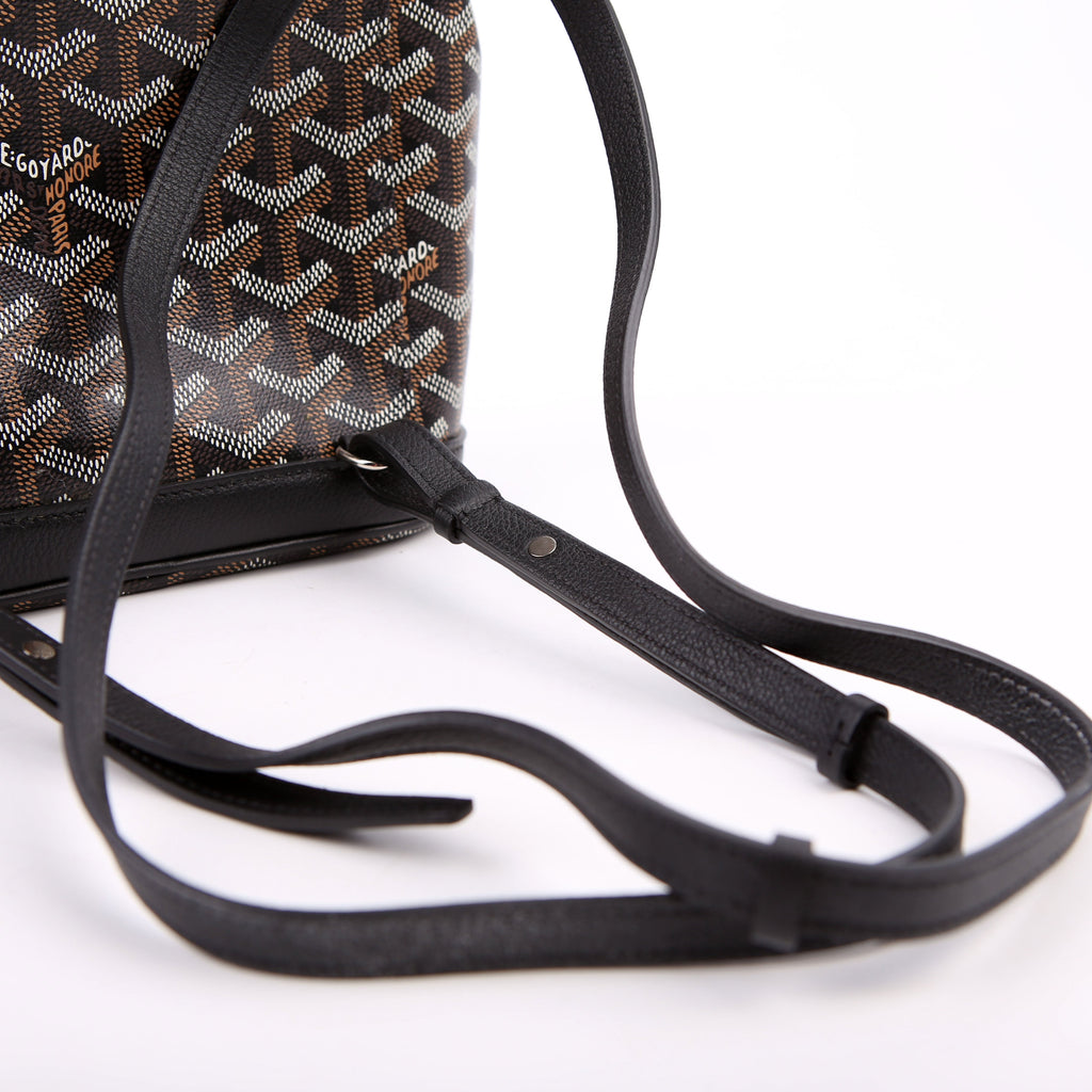 Alpin Mini Backpack Goyardine Canvas Black