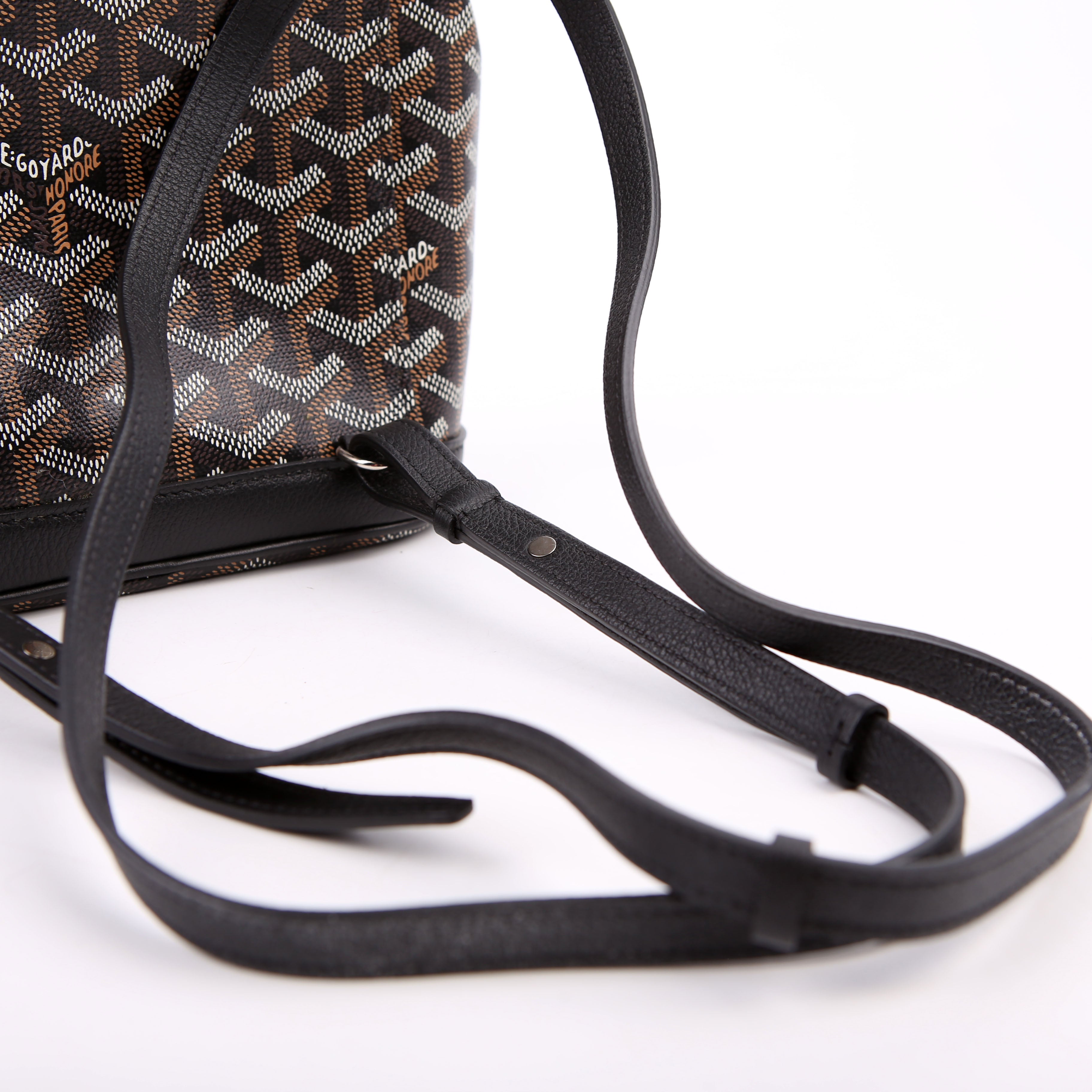 Alpin Mini Backpack Goyardine Canvas Black