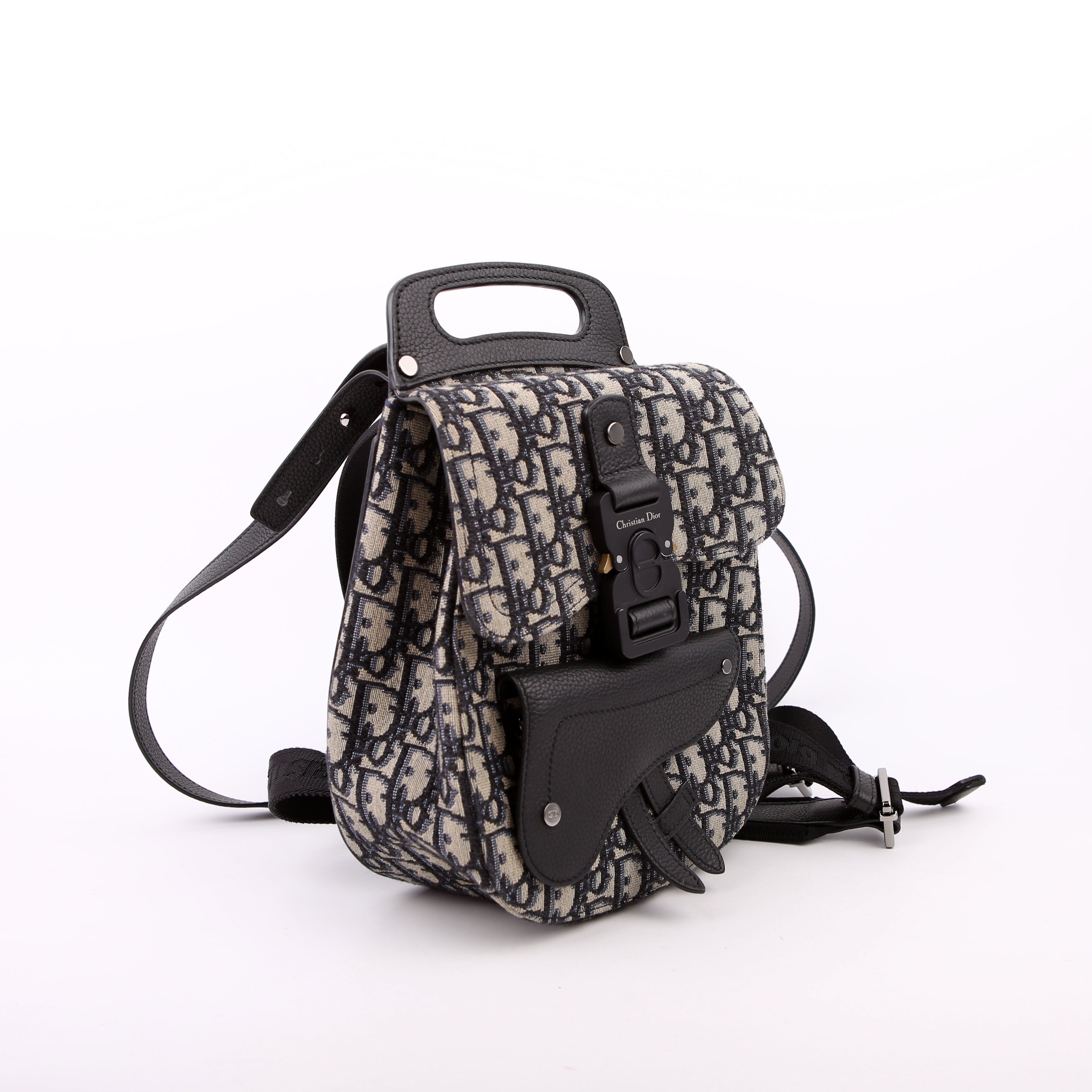 Dior Saddle Backpack XS Oblique Blue