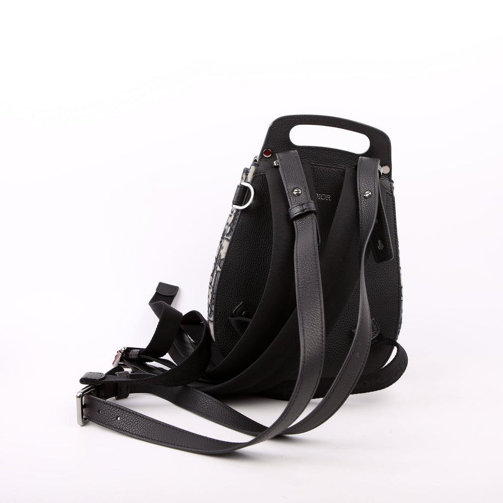 Dior Saddle Backpack XS Oblique Blue