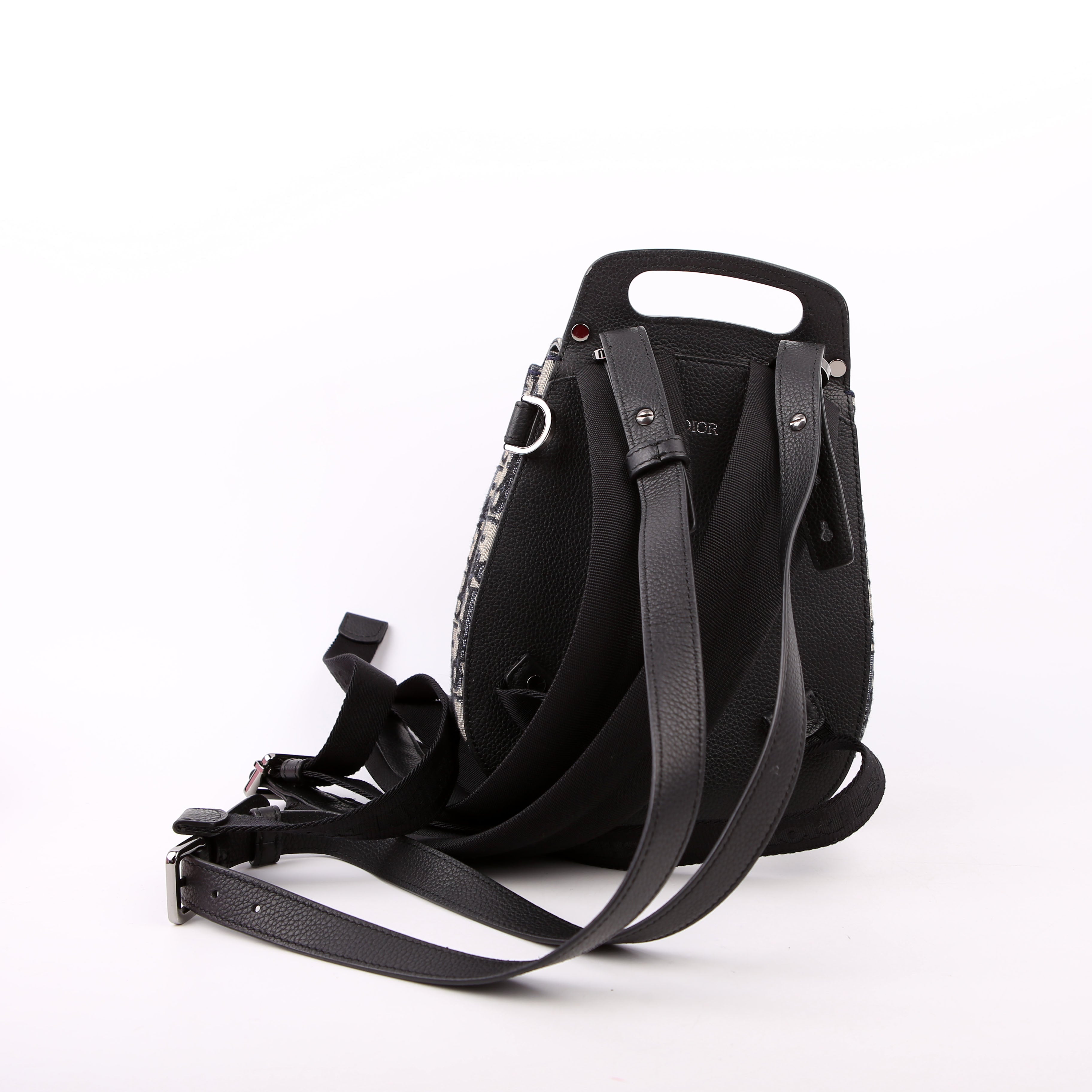 Dior Saddle Backpack XS Oblique Blue