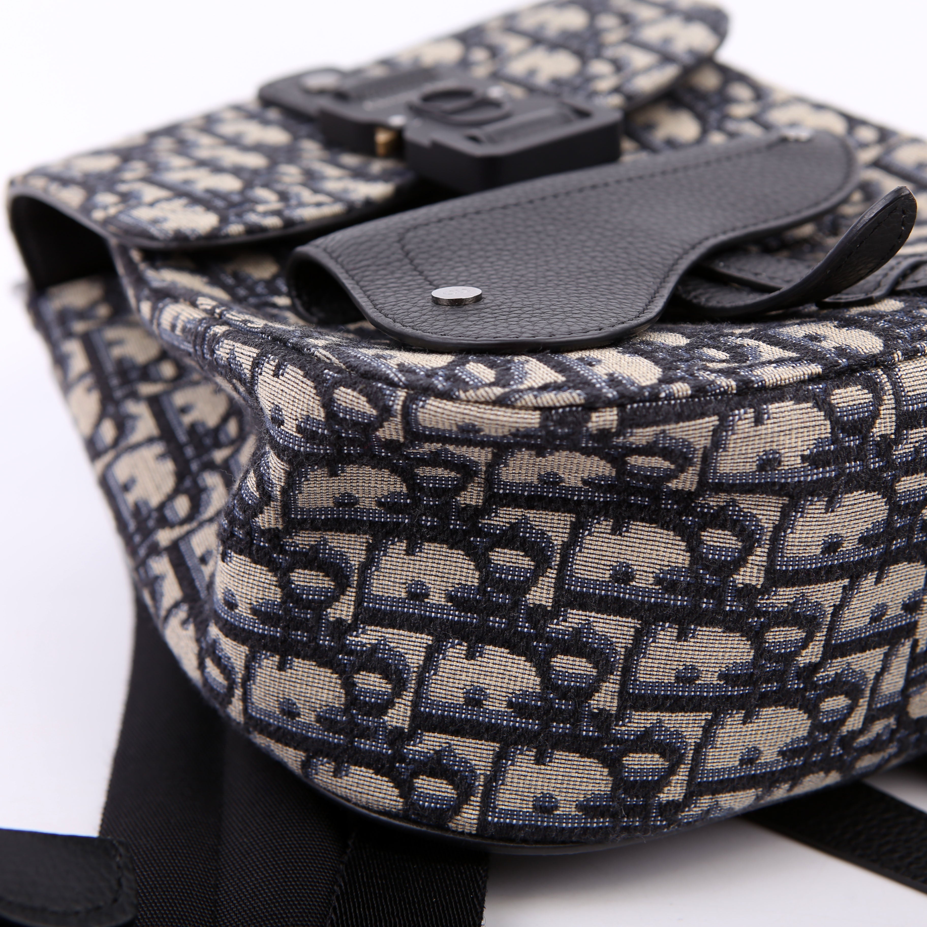 Dior Saddle Backpack XS Oblique Blue