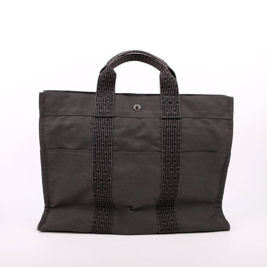 Hermes Herline MM Tote Black