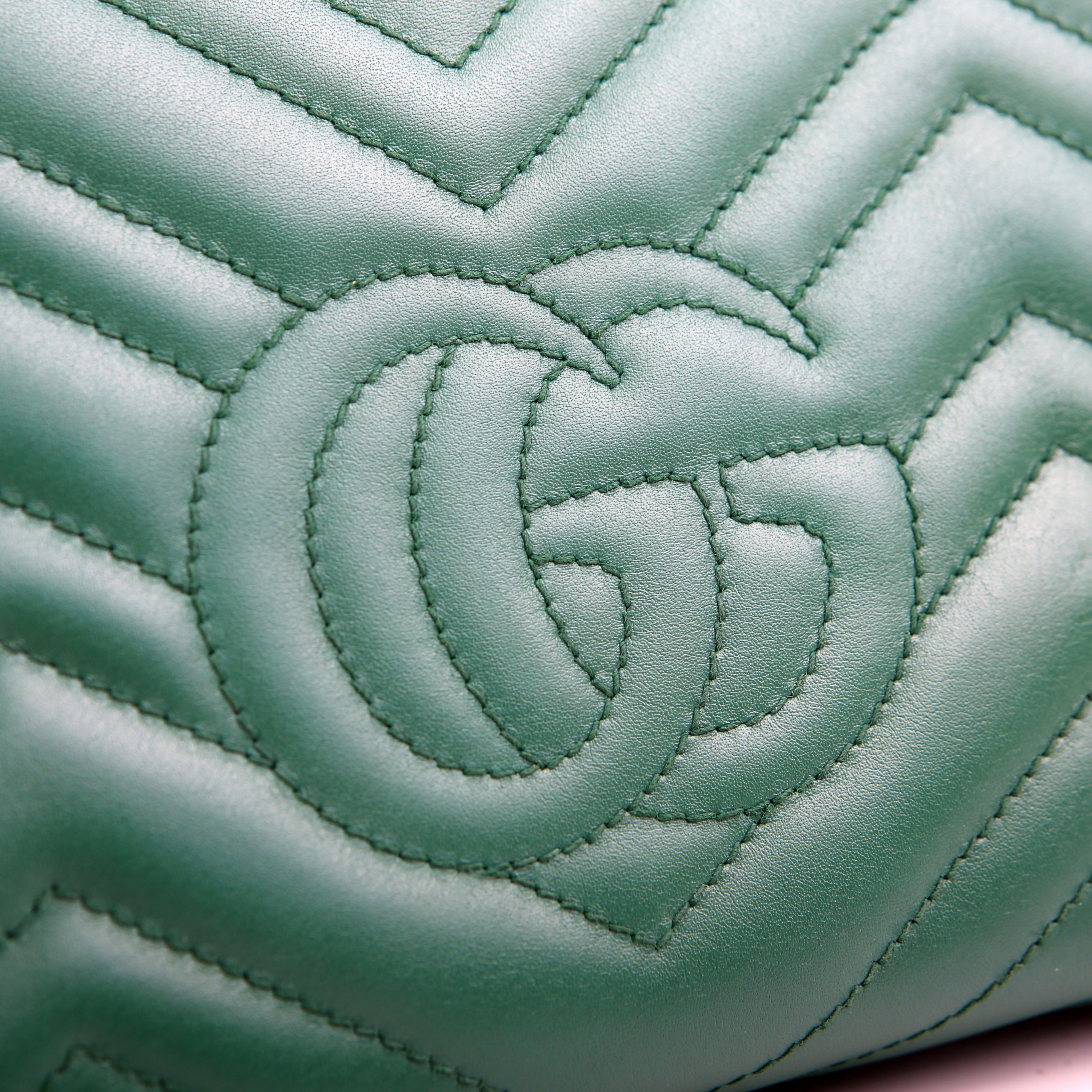 474575 Marmont Chain Wallet Green