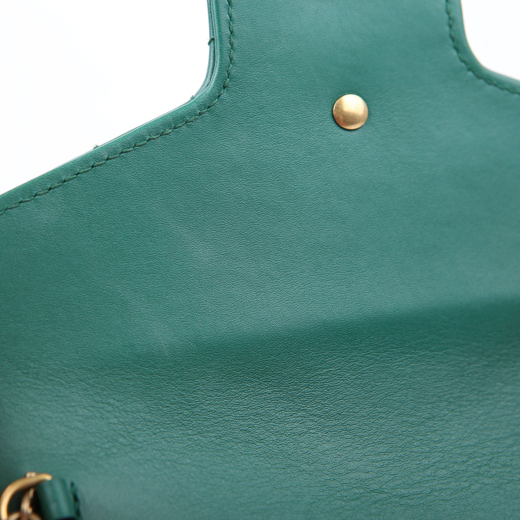 474575 Marmont Chain Wallet Green