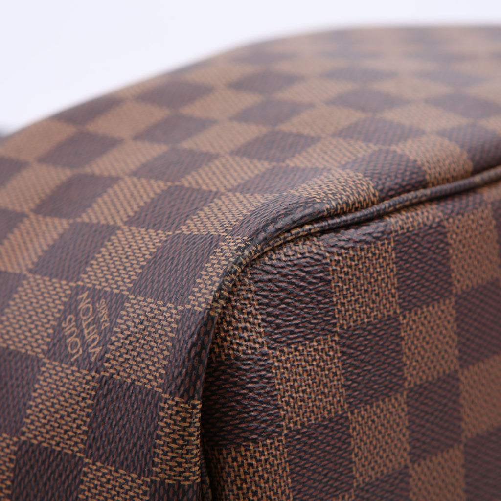 Neverfull With Wallet MM Damier Ebene Red