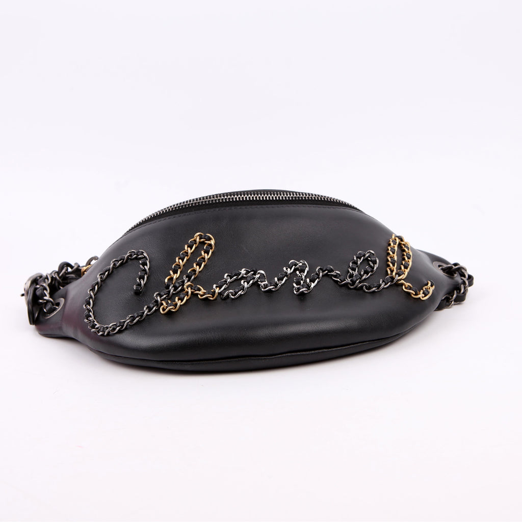 Chain Signe Belt Bag RFID Black