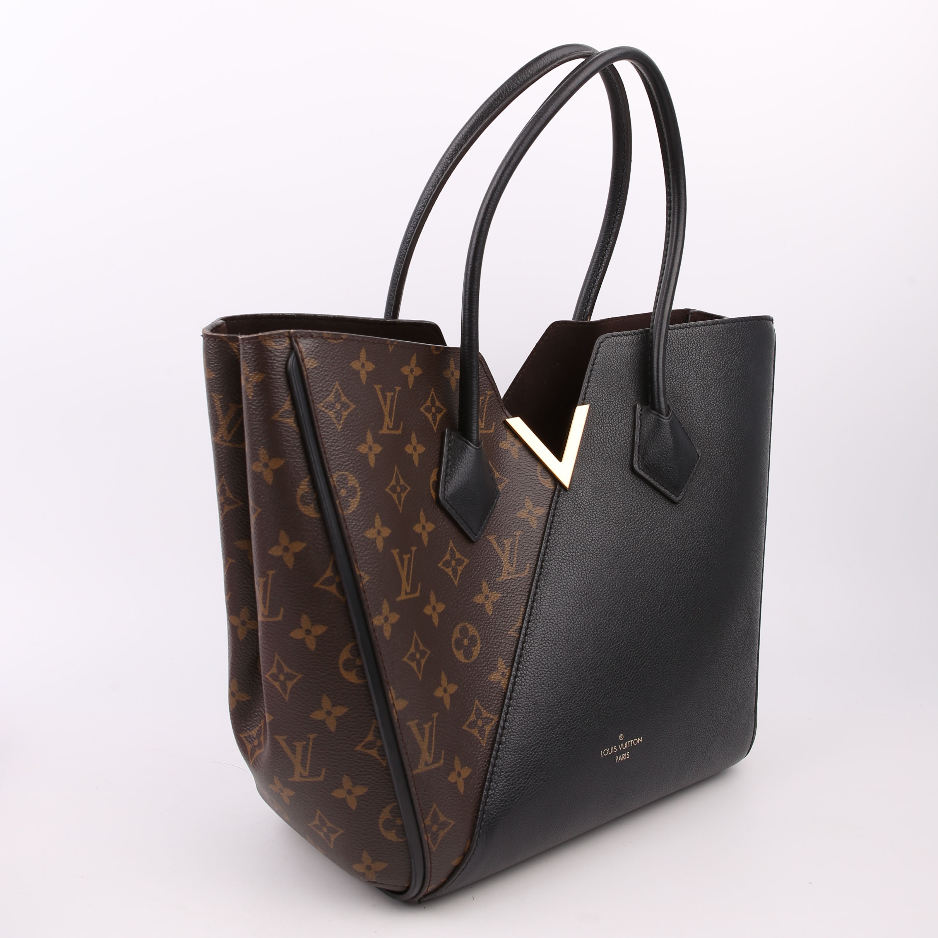 Kimono MM Monogram/Leather Black