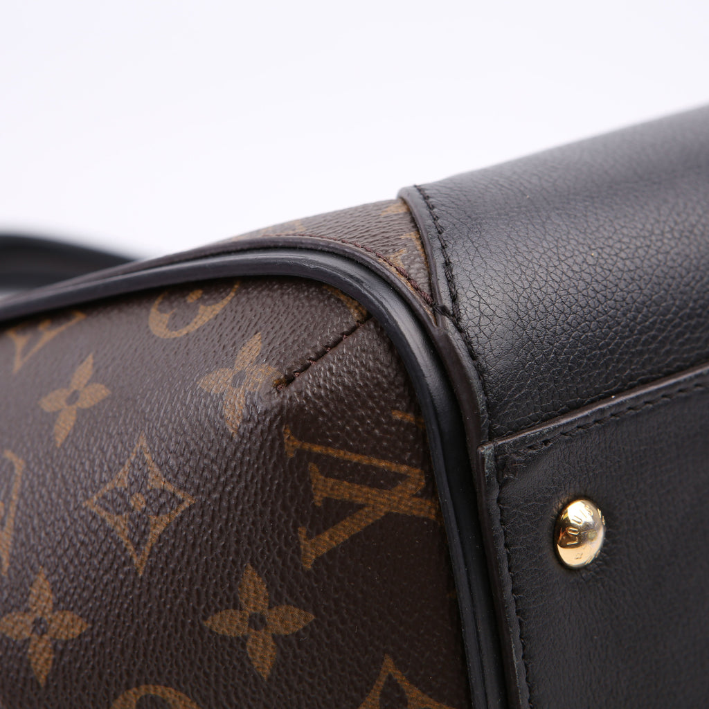 Kimono MM Monogram/Leather Black
