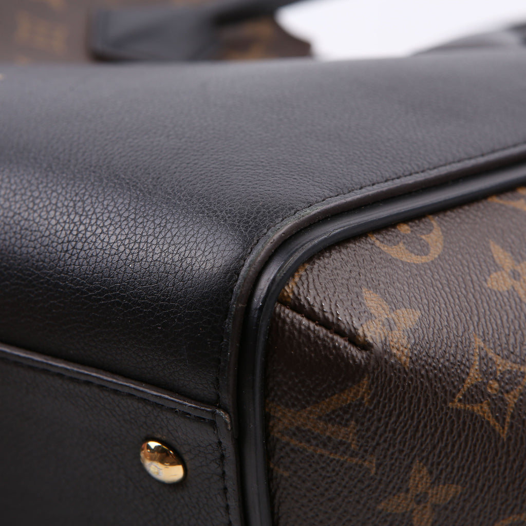 Kimono MM Monogram/Leather Black