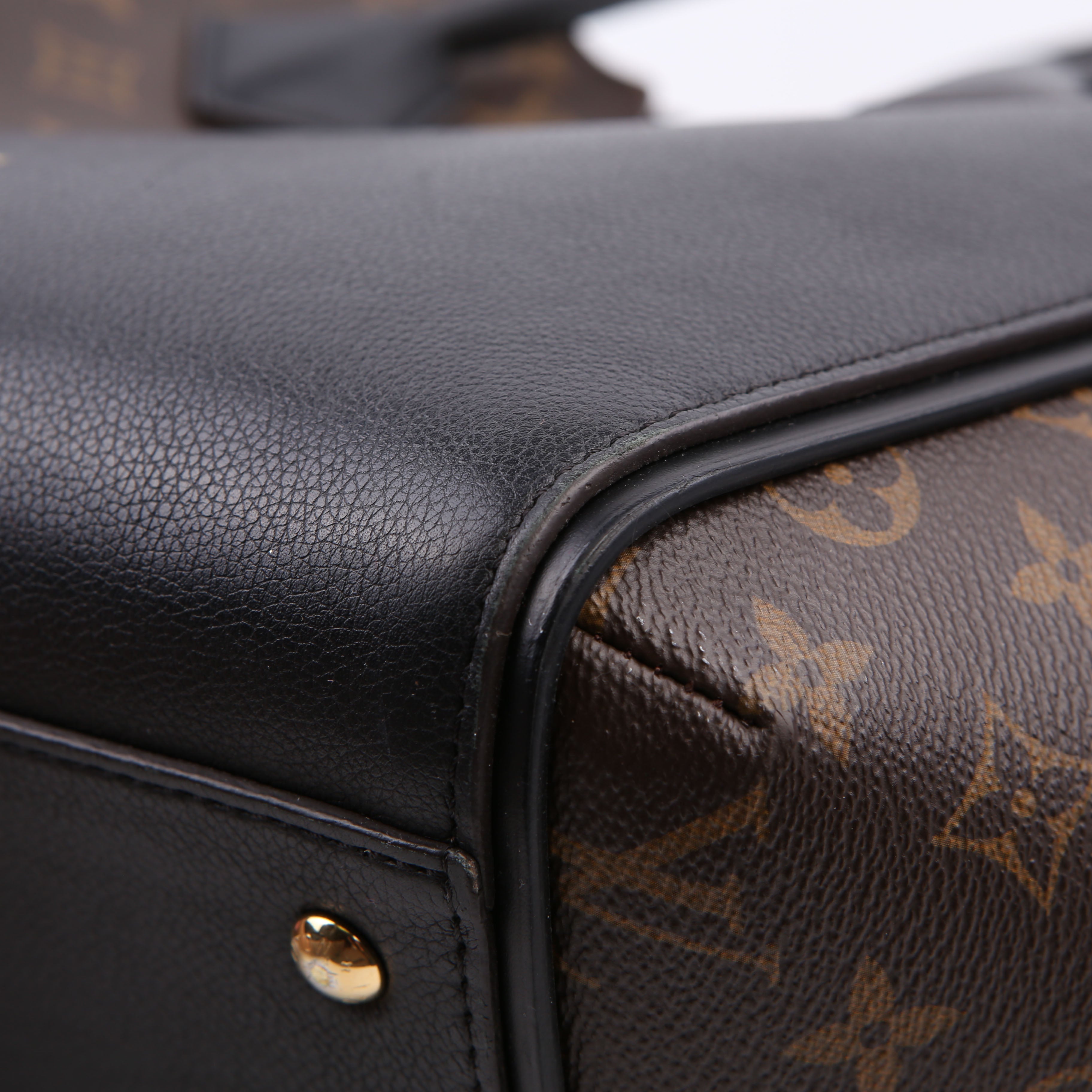 Kimono MM Monogram/Leather Black